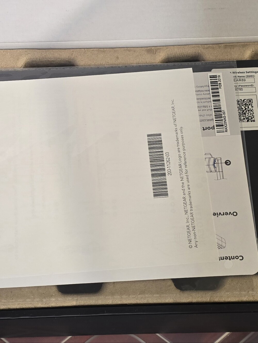 NETGEAR AX1800 WiFi 6 Router RAX20 w/ Original Box - Picture 3 of 4